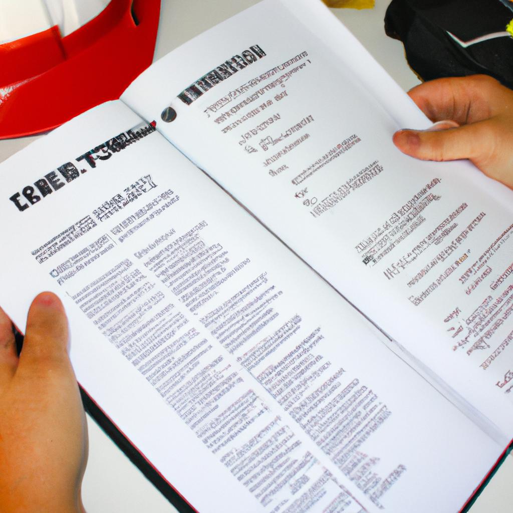 Person reviewing safety equipment checklist